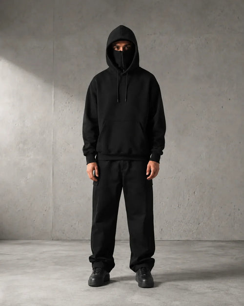 HOODIE NINJA en NEGRO