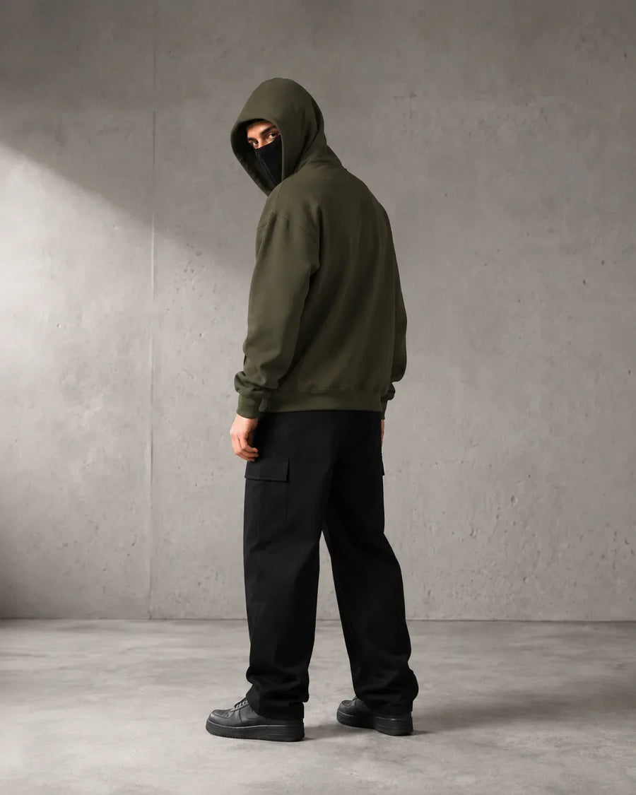 HOODIE NINJA VERDE MILITAR