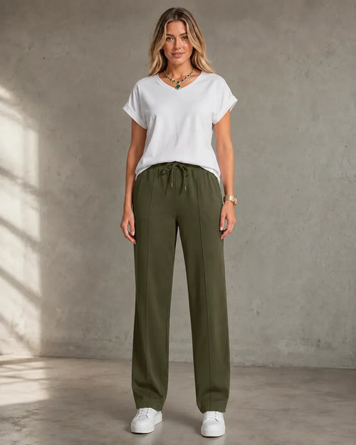 PANTALON MARSELLA en VERDE MILITAR